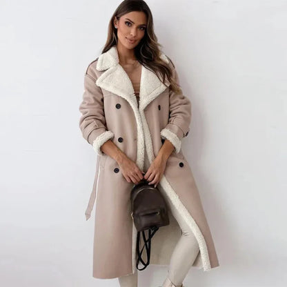 Women's Long Button Down Coat