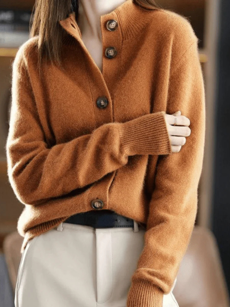Cozy Crew Neck Knit Sweater