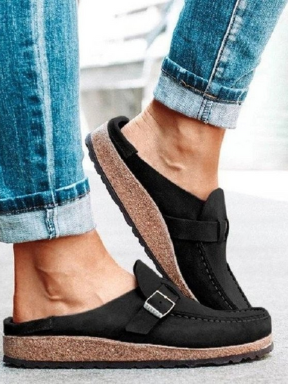 Women's Backless Slip-On Loafers