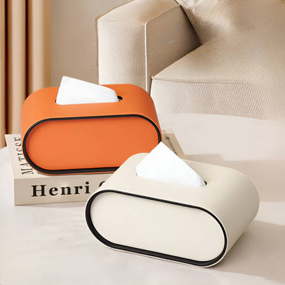 Luxury Pu Leather Tissue Holder - VibreMode