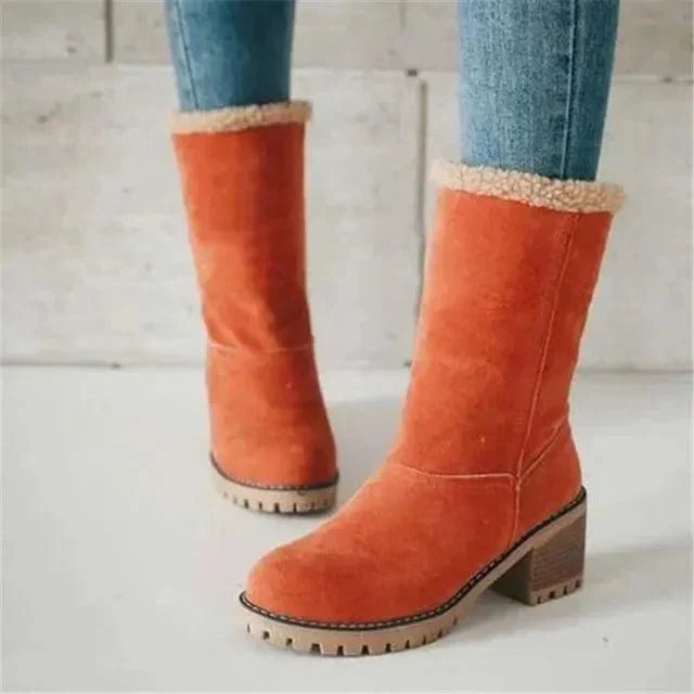 Women's Wool Mid Calf Winter Boots
