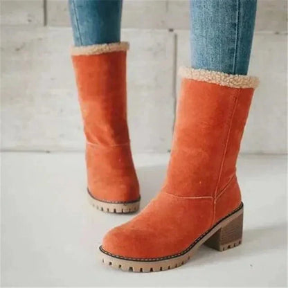 Women's Wool Mid Calf Winter Boots