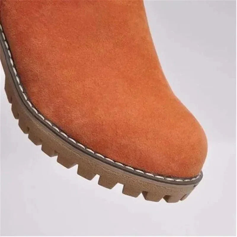 Women's Wool Mid Calf Winter Boots