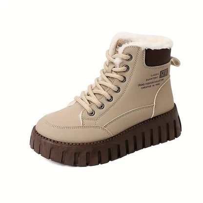 Warm Waterproof Insulated Ankle Boots for Women