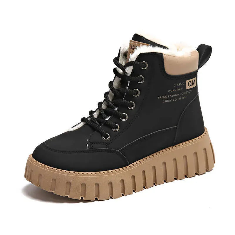 Warm Waterproof Insulated Ankle Boots for Women - VibreMode