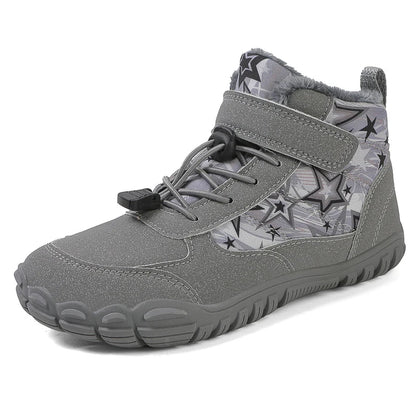 Warm Insulated Waterproof Kids Snow Boots Wide Fit