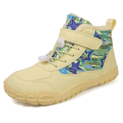 Warm Insulated Waterproof Kids Snow Boots Wide Fit
