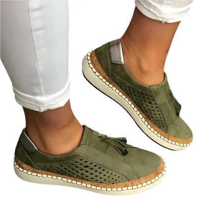 Women's Breathable Slip-On Sneakers Comfortable Fit - VibreMode