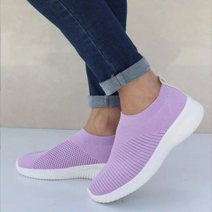 Women's Breathable Slip-On Sneakers Comfortable - VibreMode