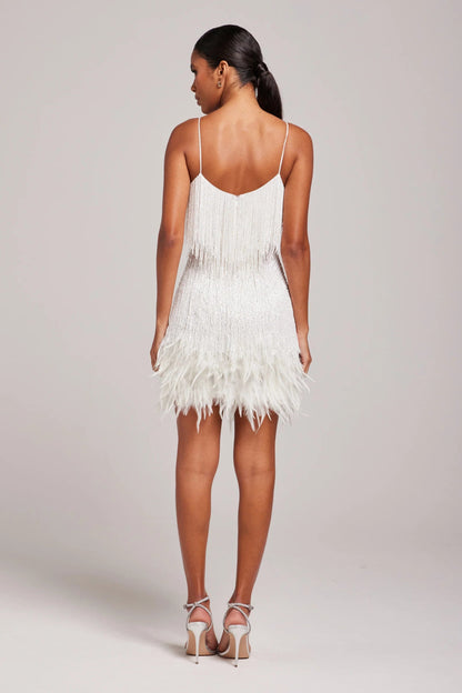 Sparkly Beaded Little Black Party Dress