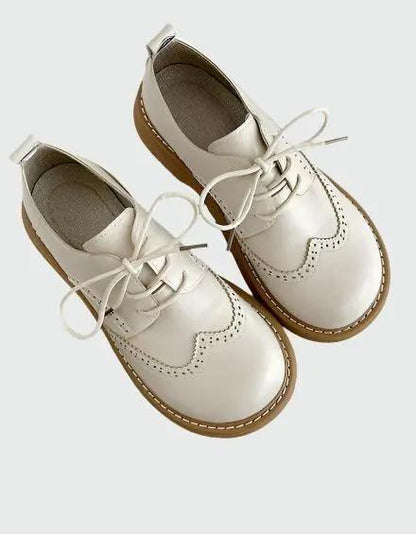 Women's Brogue Oxford Shoes Wide-Fit Comfortable - VibreMode