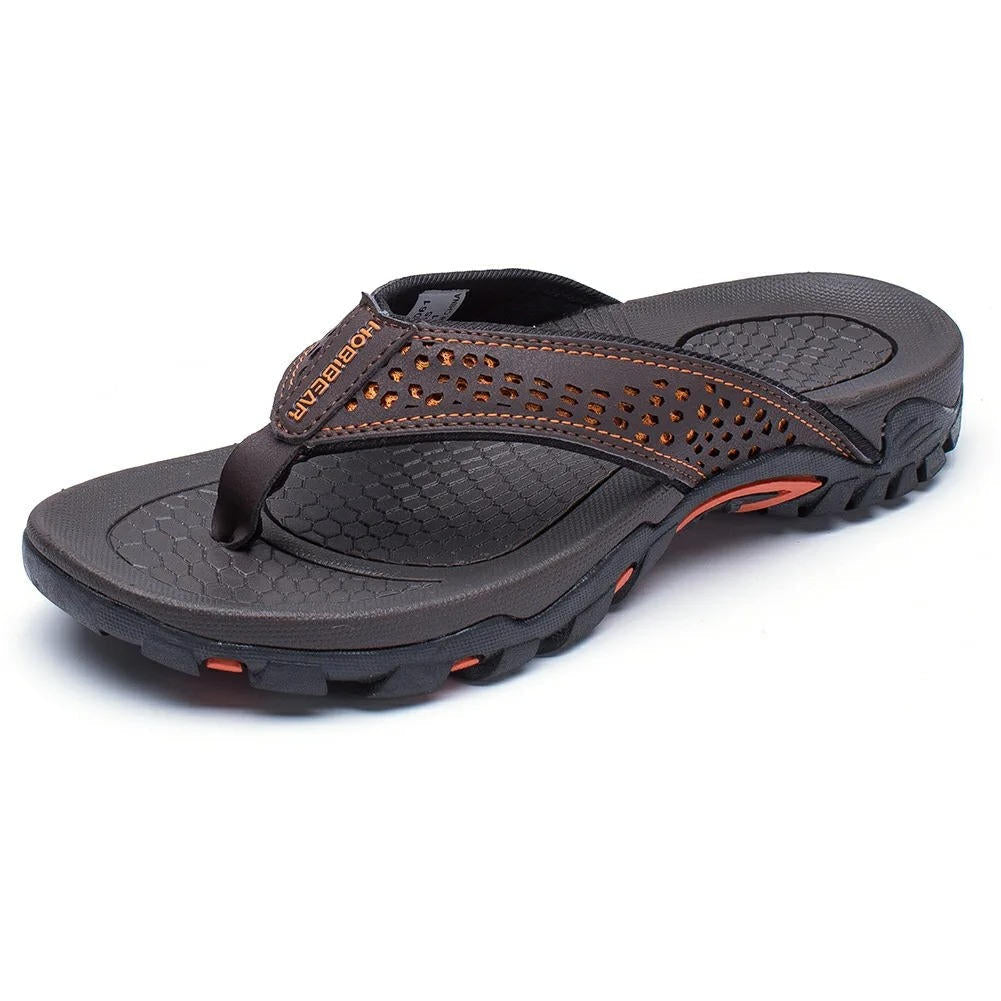 Comfortable Men's Sports Flip Flops with Arch Support Sandals