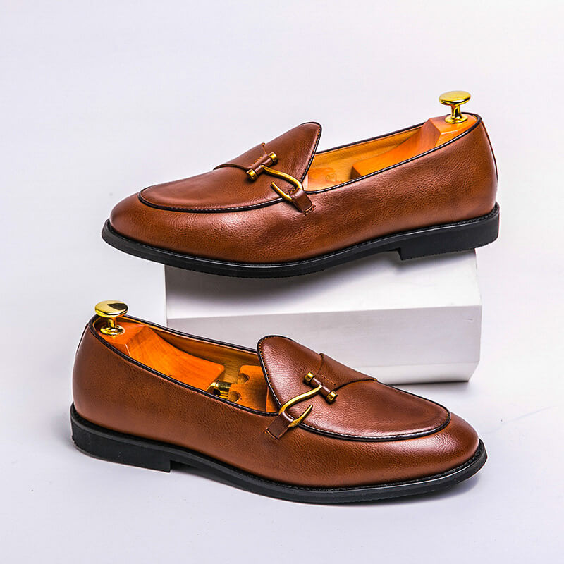 Classic Slip On Leather Shoes