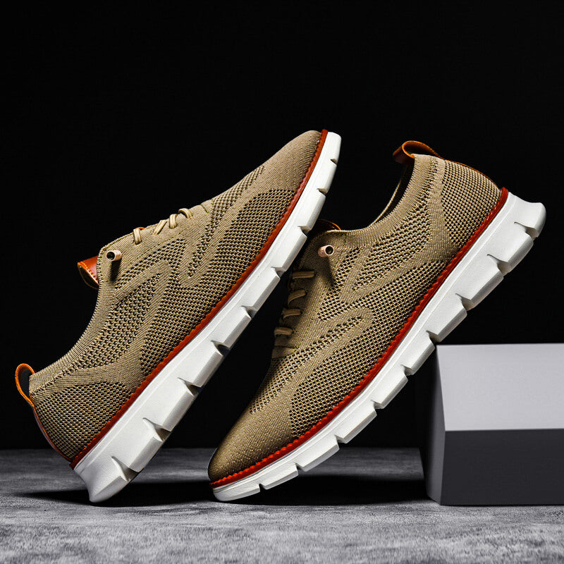 Lightweight Airy Lace Up Sneakers