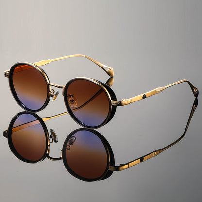 Classic Circular Vintage Sunglasses - VibreMode