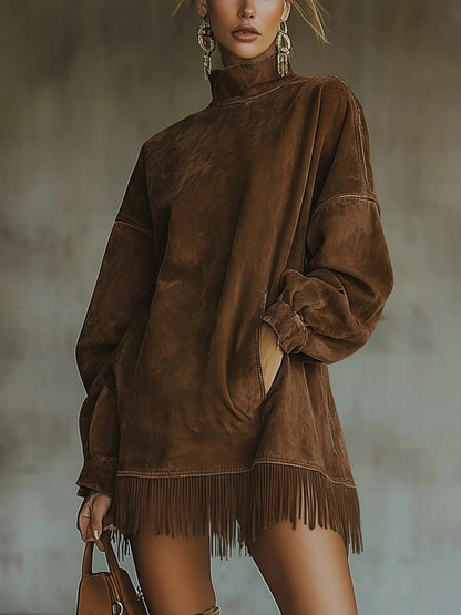 Soft Ruffled Women's Casual Dress