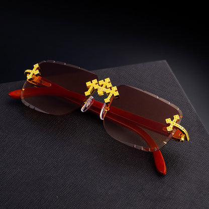 Trendy Frameless Vintage Sunglasses