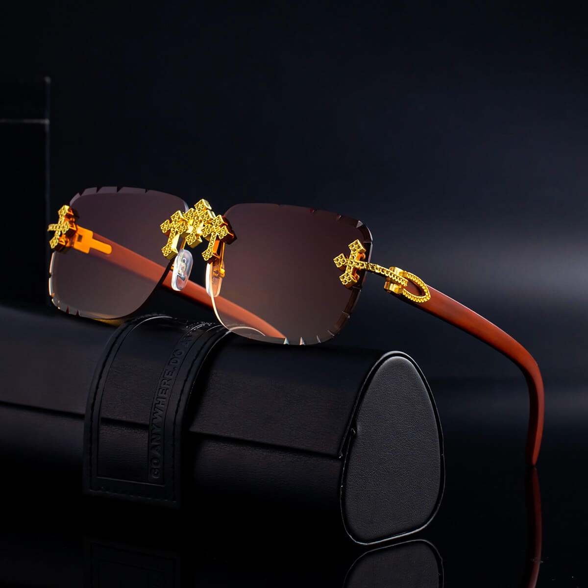 Trendy Frameless Vintage Sunglasses - VibreMode