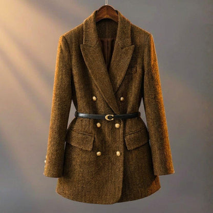 Luxury Women's Wool Tailored Jacket