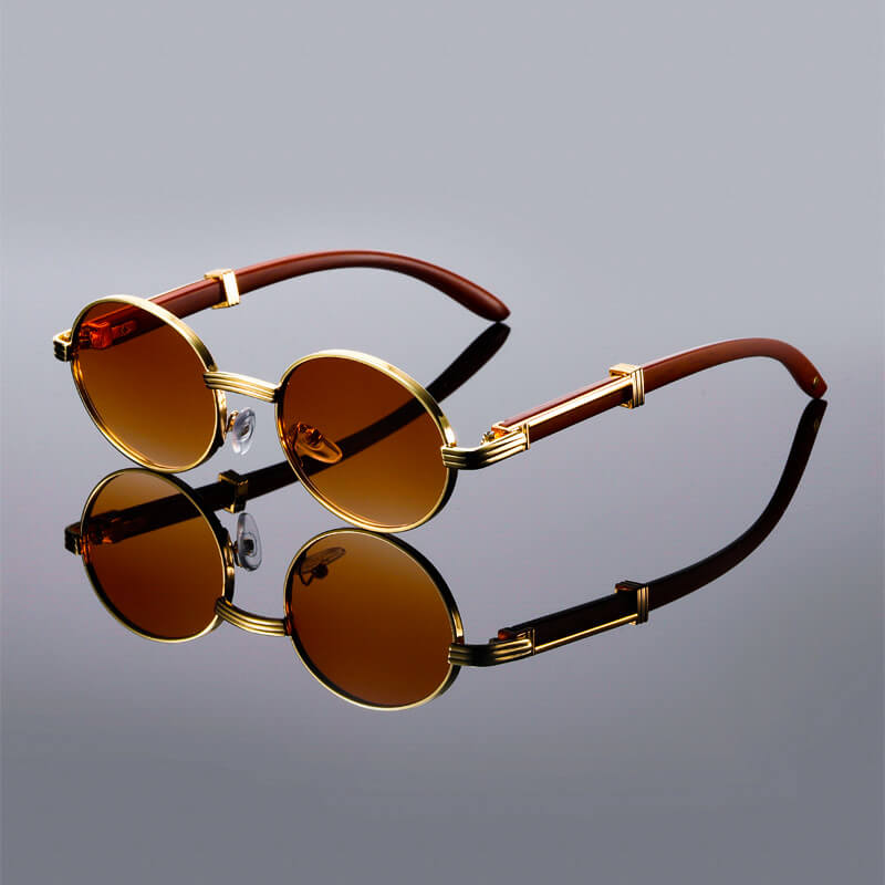 Vintage Oval Sunglasses