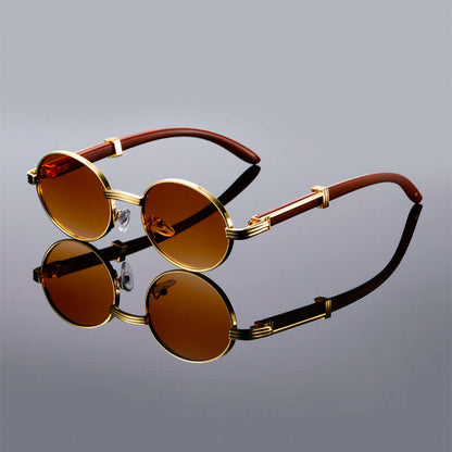 Vintage Oval Sunglasses
