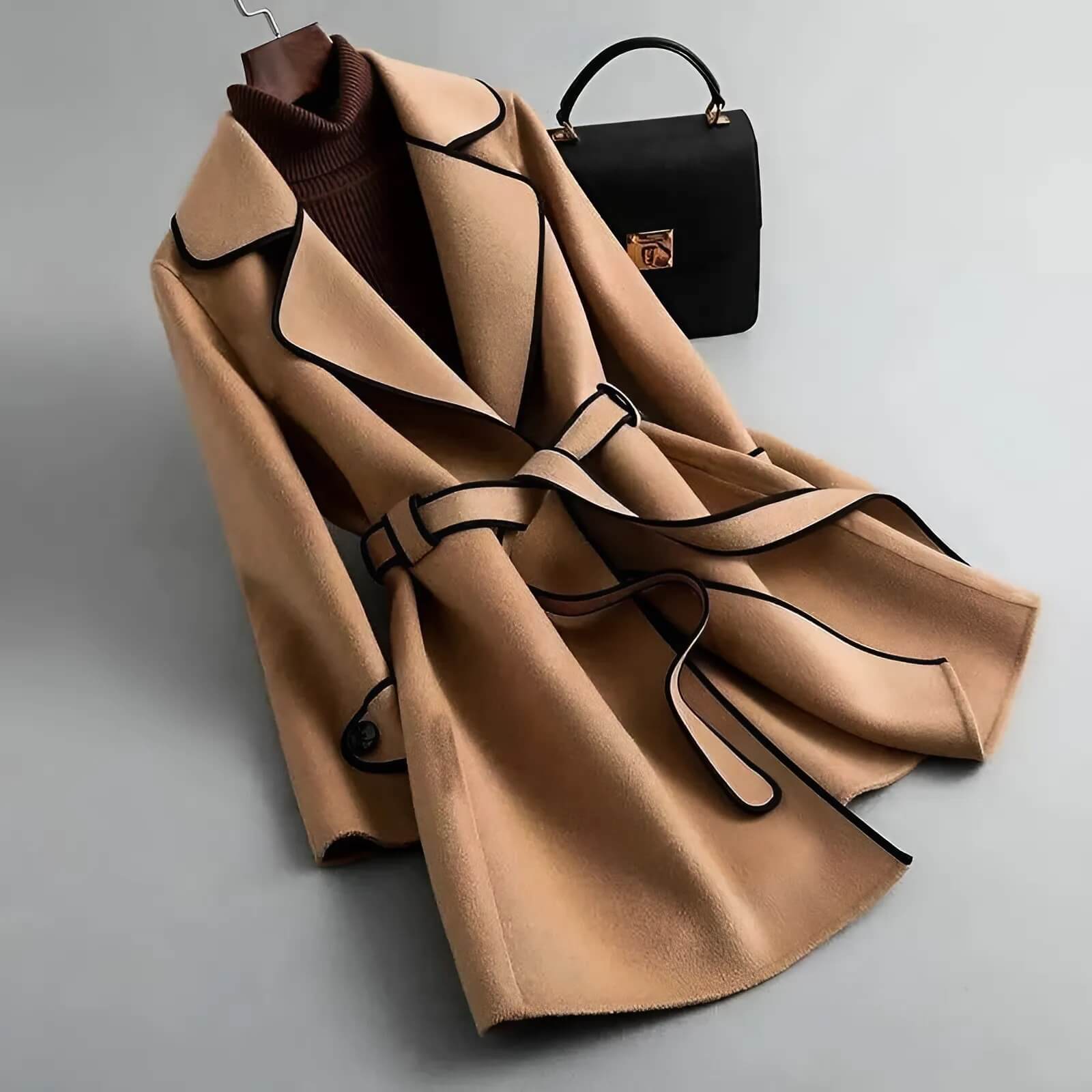 Warm Women's Wool Winter Coat - VibreMode
