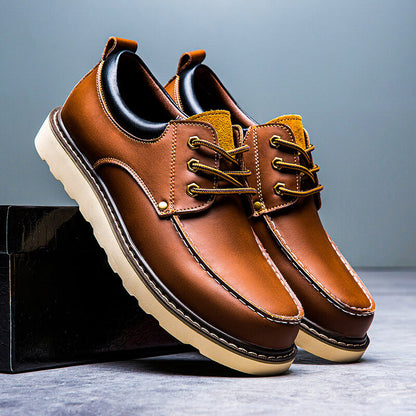 Classic Vintage Leather Boots - VibreMode
