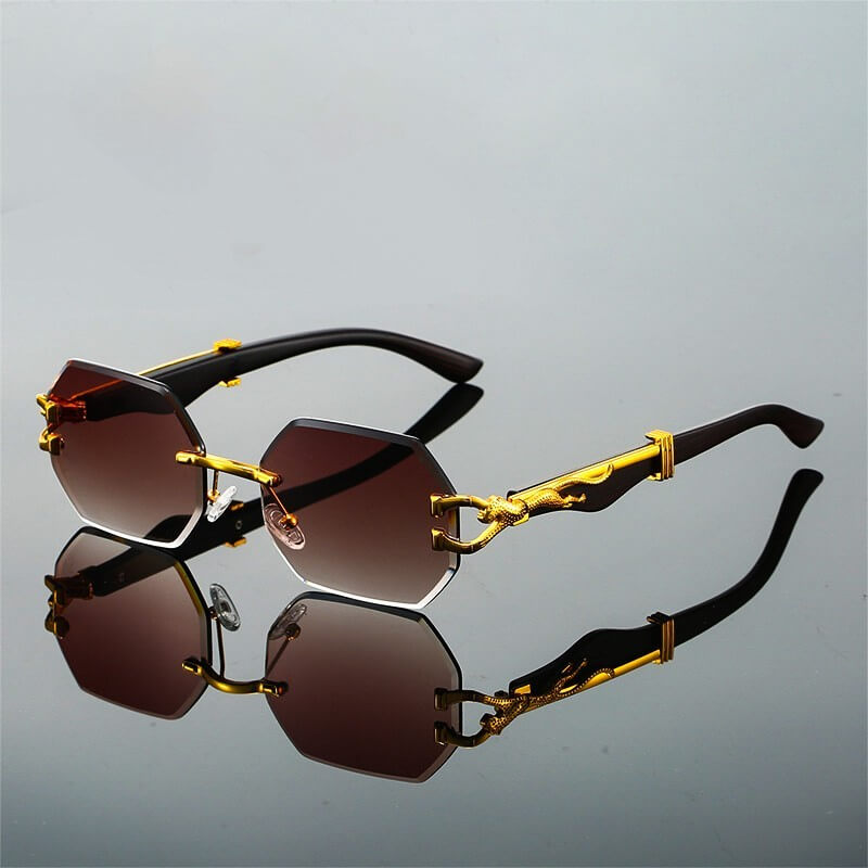 Classic Round Leopard Sunglasses