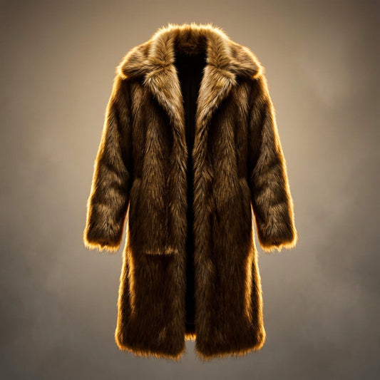 Luxurious Long Fur Winter Coat - VibreMode