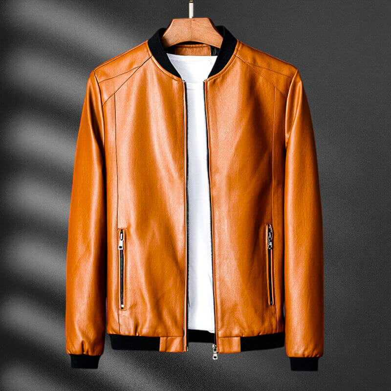 Genuine Italian Leather Biker Jacket - VibreMode