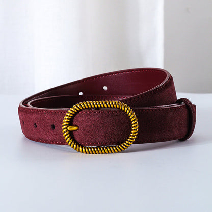 Soft Leather Waist Belt - VibreMode
