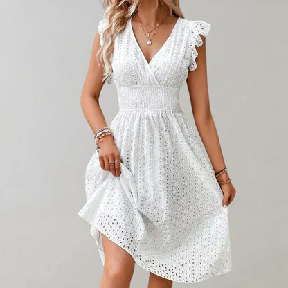 Women's Flutter Sleeve Dress