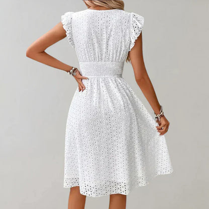 Women's Flutter Sleeve Dress