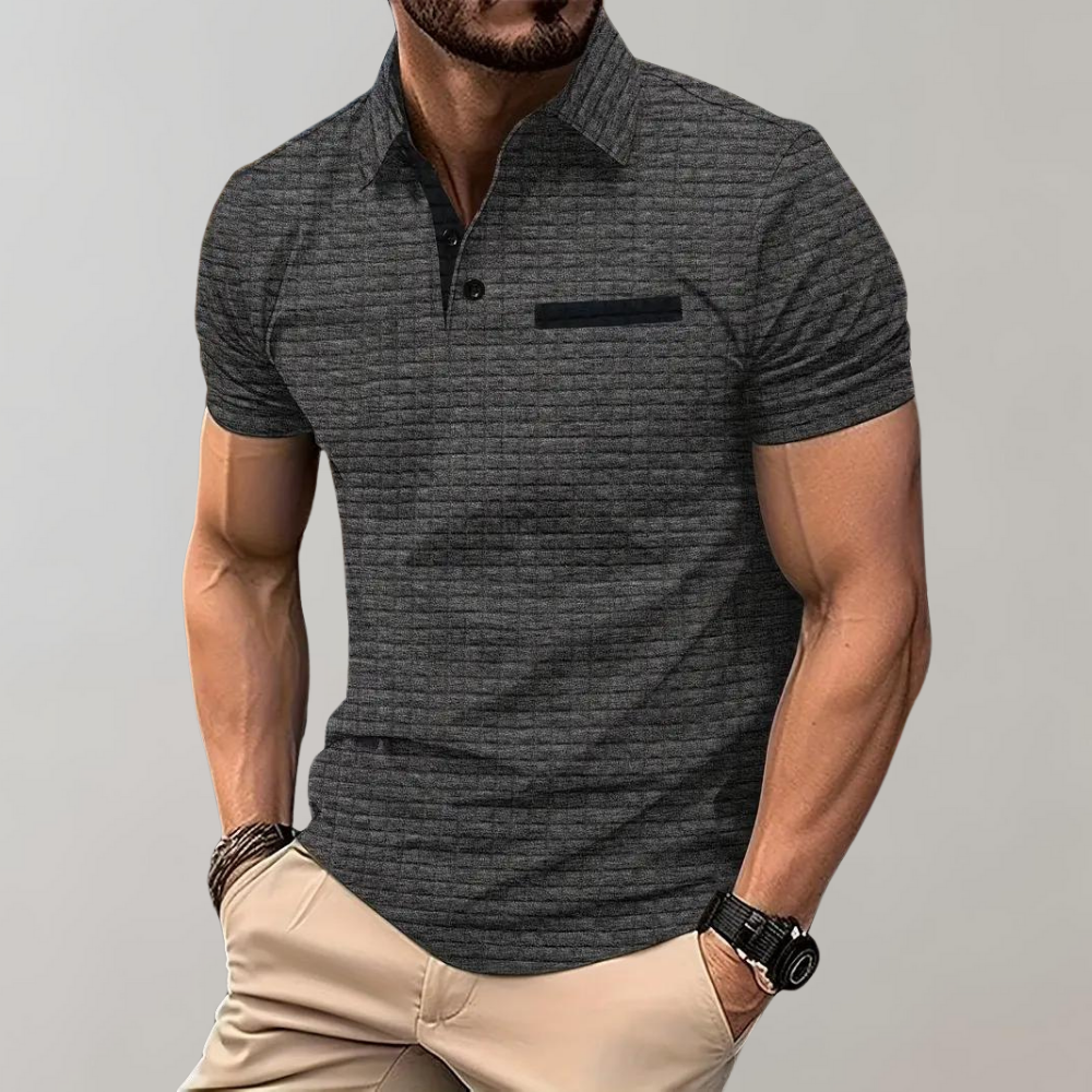 Men's Slim Fit Polo Shirt Comfortable Cotton