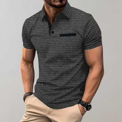 Men's Slim Fit Polo Shirt Comfortable Cotton