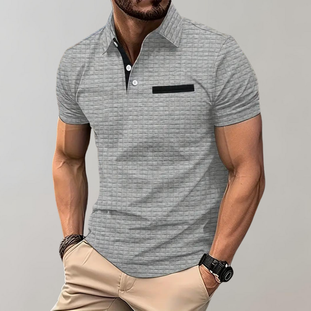 Men's Slim Fit Polo Shirt Comfortable Cotton