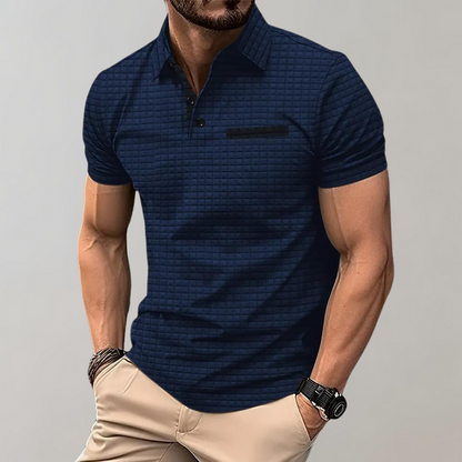 Men's Slim Fit Polo Shirt Comfortable Cotton