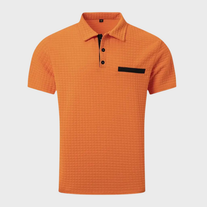 Men's Slim Fit Polo Shirt Comfortable Cotton