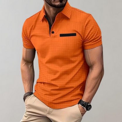 Men's Slim Fit Polo Shirt Comfortable Cotton
