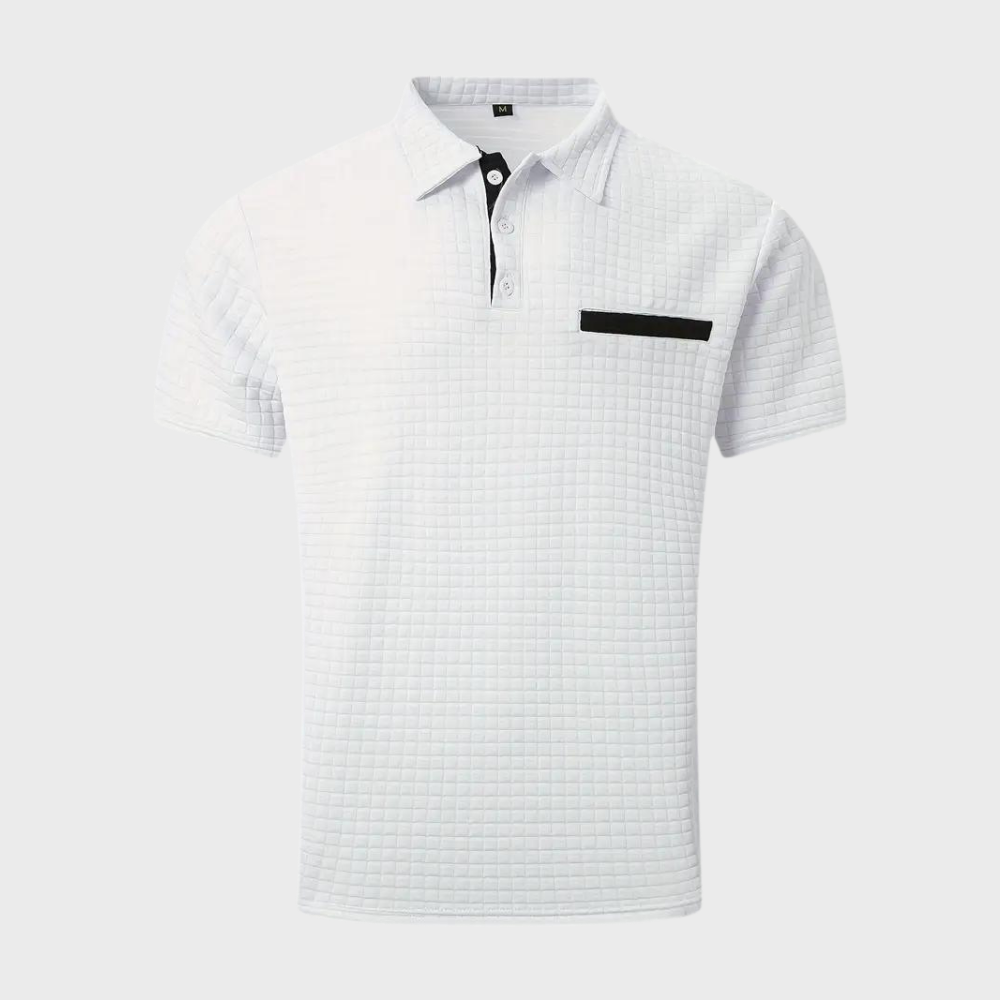 Men's Slim Fit Polo Shirt Comfortable Cotton