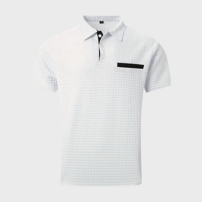 Men's Slim Fit Polo Shirt Comfortable Cotton