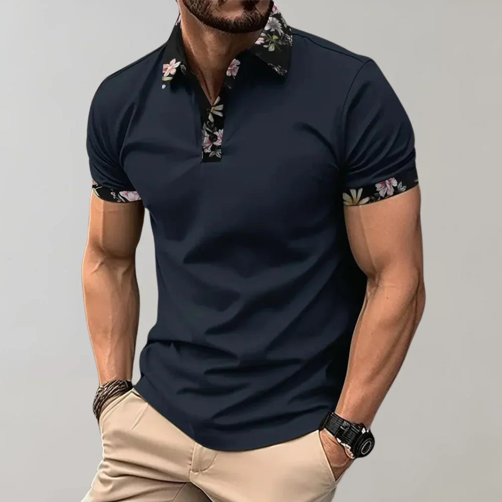 Men's Polo Shirt Short Sleeve Classic Fit - VibreMode