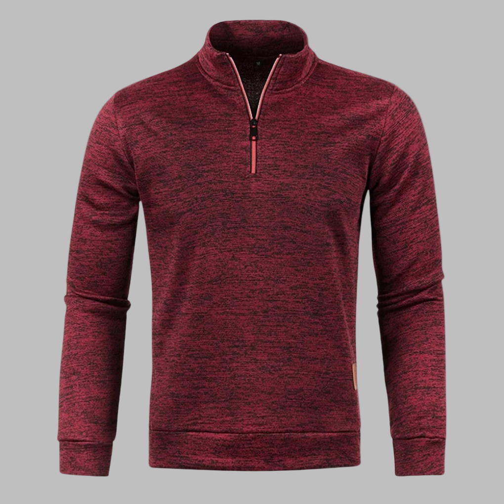Men's Zipper Sweater Cotton Lightweight - VibreMode