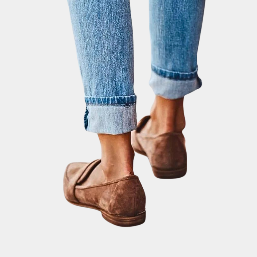 Women's Suede Loafers Slip On