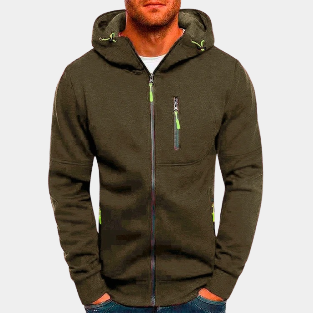 Oliver | Mens Lightweight Spring Hooded Jacket