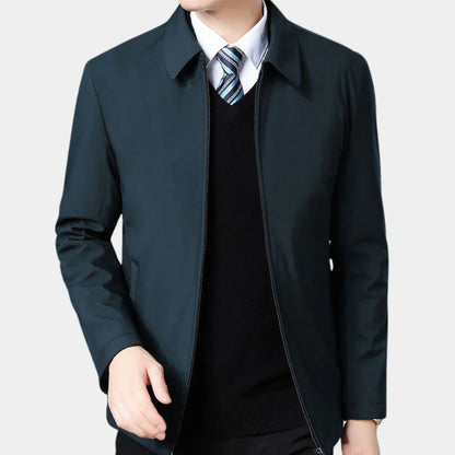 Men's Zipper Jacket Classic Collar