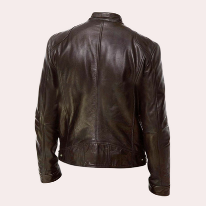 Men's Leather Summer Jacket Comfortable Durable