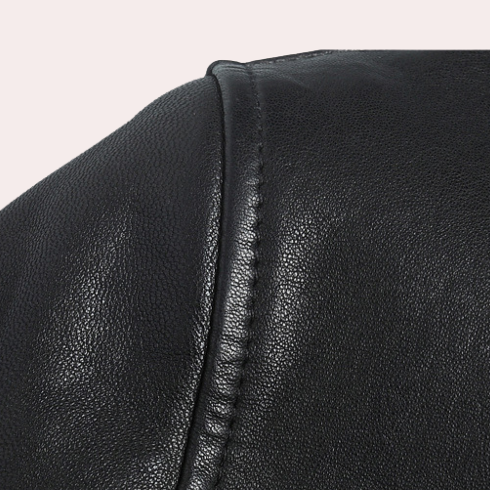 Men's Leather Summer Jacket Comfortable Durable