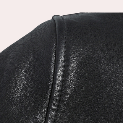 Men's Leather Summer Jacket Comfortable Durable