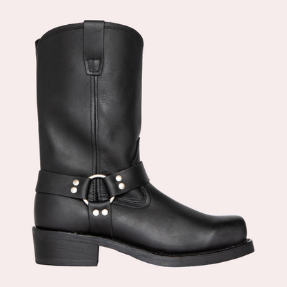 Rugged Men's Traditional Cowboy Riding Boots